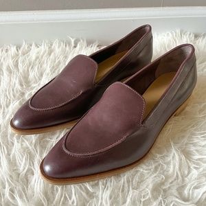 NWOT Everlane The Modern Loafer in Burgundy Leather | Size 10.5